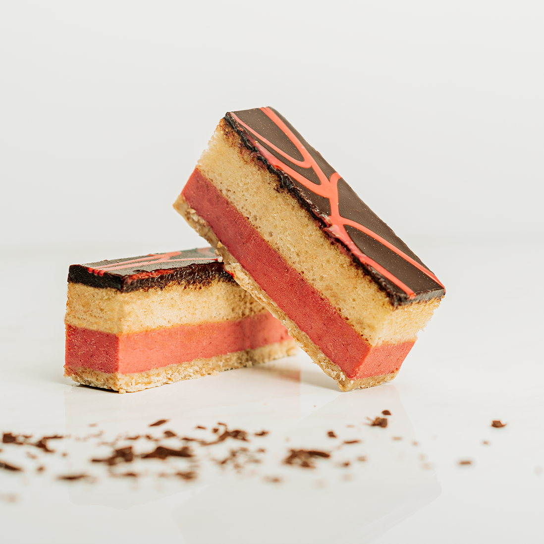 Croustillant passion-framboise