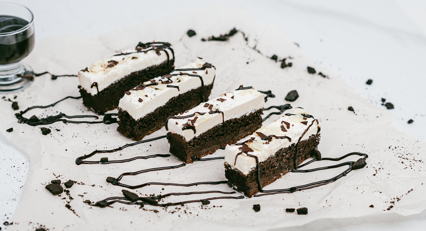 Three chocolates crispy