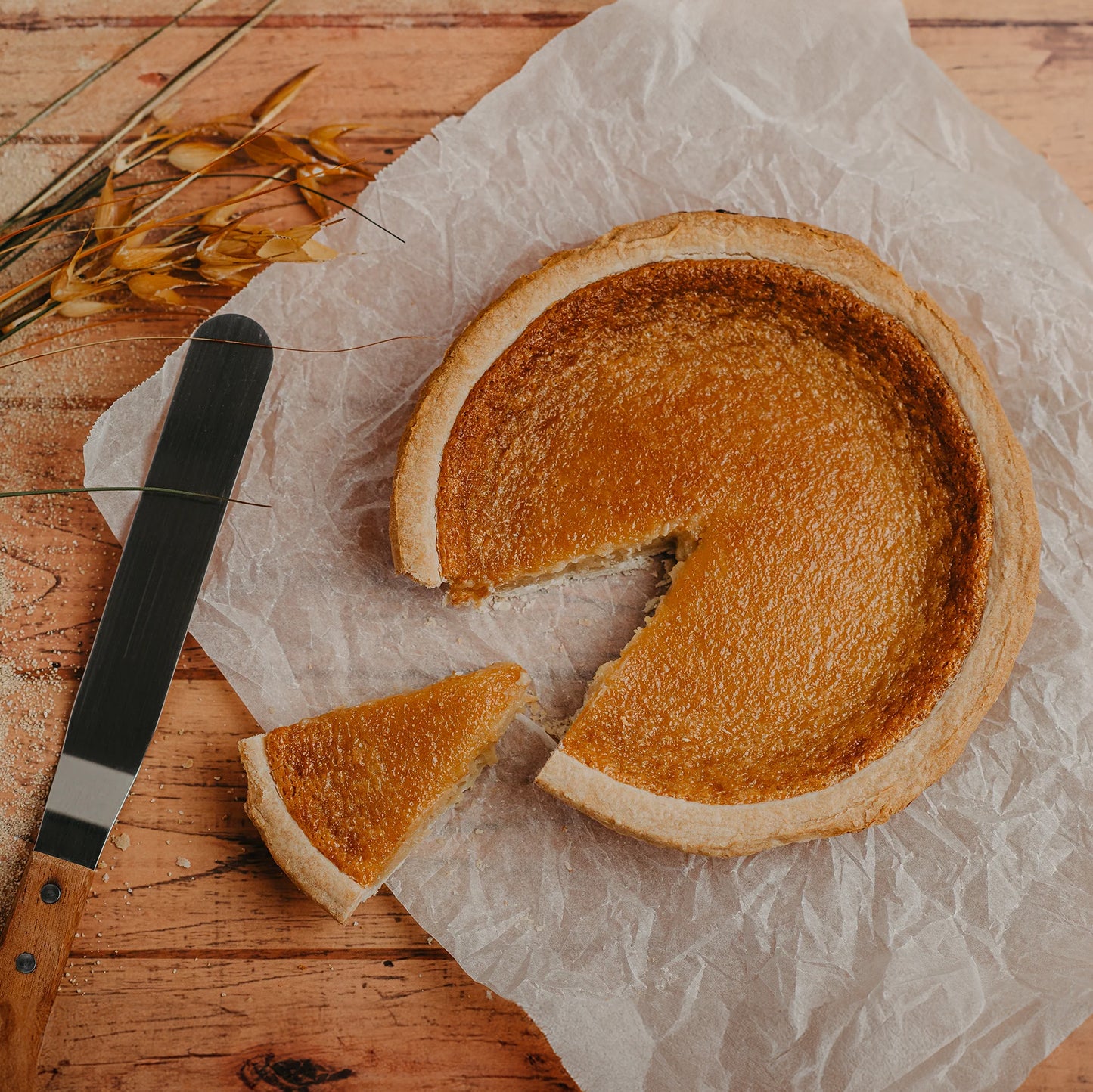 Tarte au sucre traditionnelle