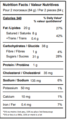 Pre-sliced coffee truffle