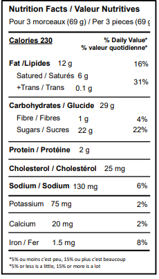 Portion + Choco-érable