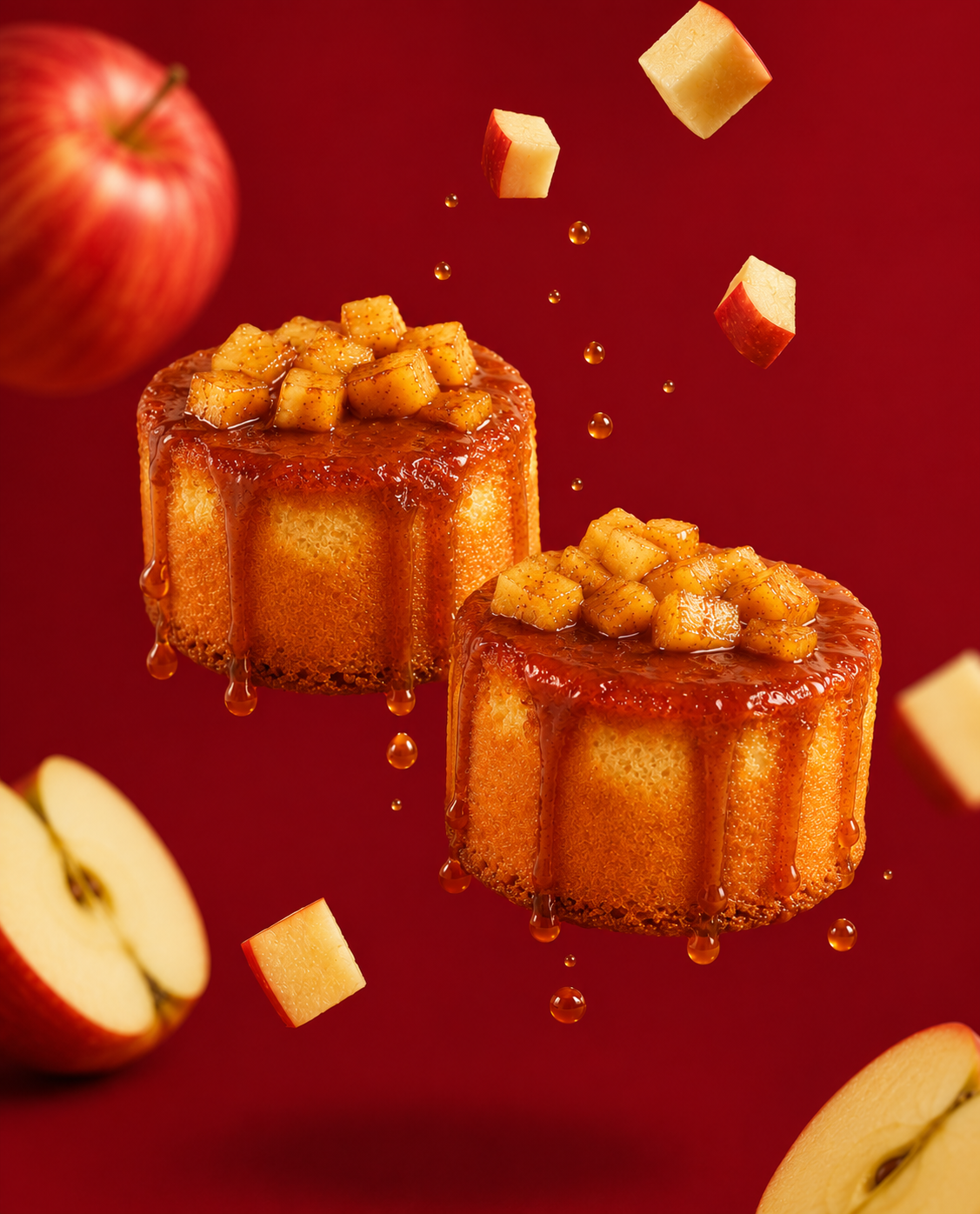 Mi-cuit aux pommes caramel