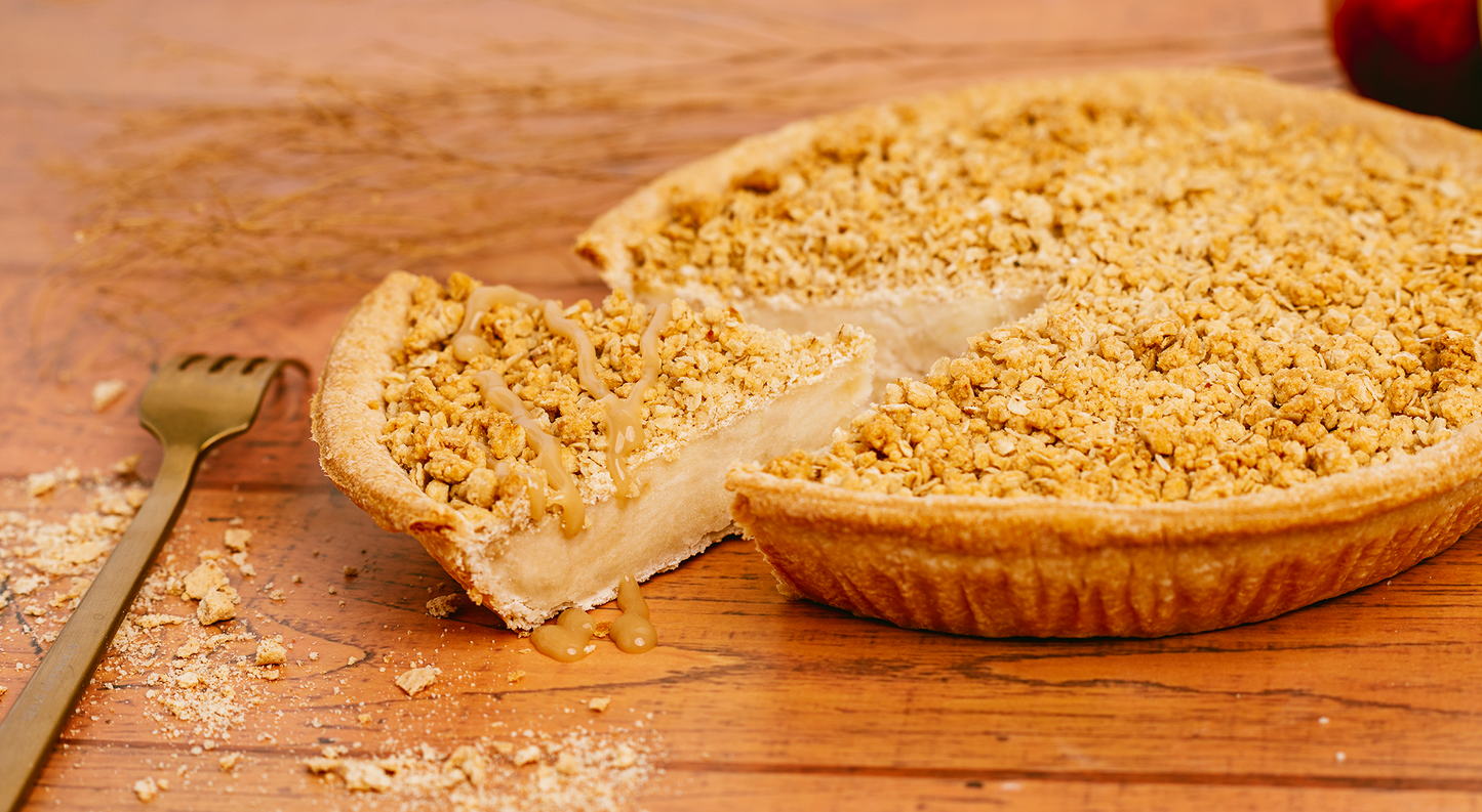 Tarte aux pommes et sucre à la crème